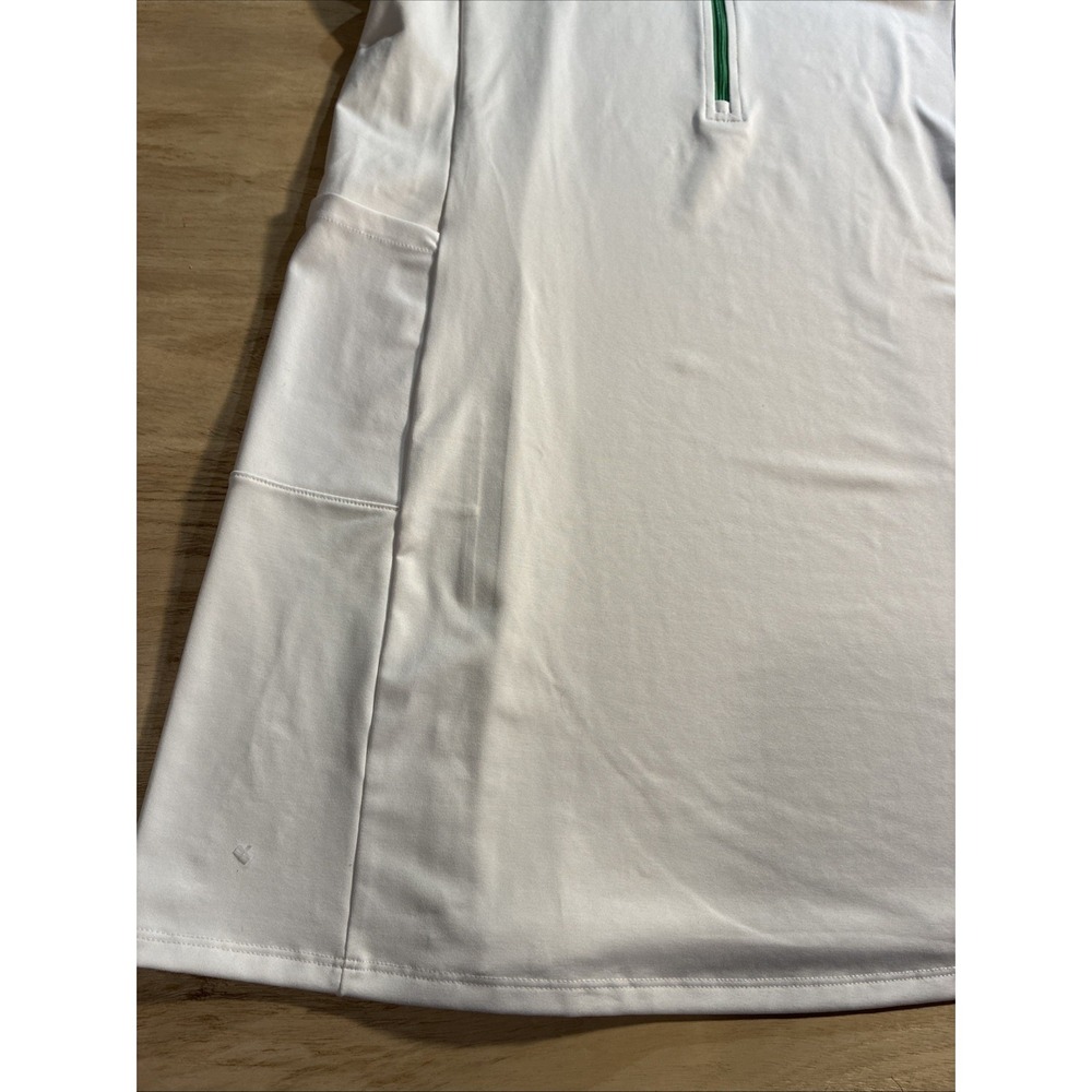 Renwick Dress Womens XL White Sport Polo Golf Pockets 1/2 Zip Sporty Tennis NWT - Picture 6 of 9
